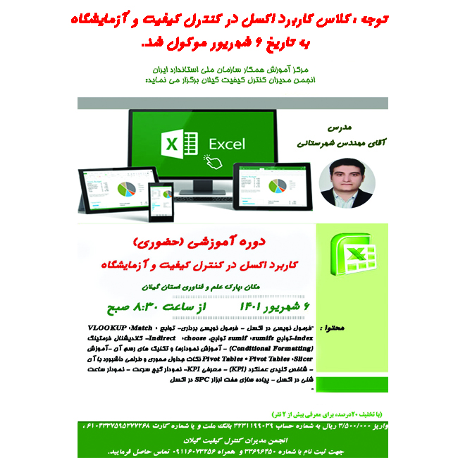 برگزاری دوره آموزشی