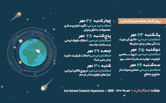 روز شمار هفته استاندارد